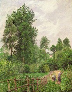 Paesaggio, tempo grigio a Eragny, 1899
